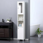 Meuble haut de salle de bain blanc avec miroir