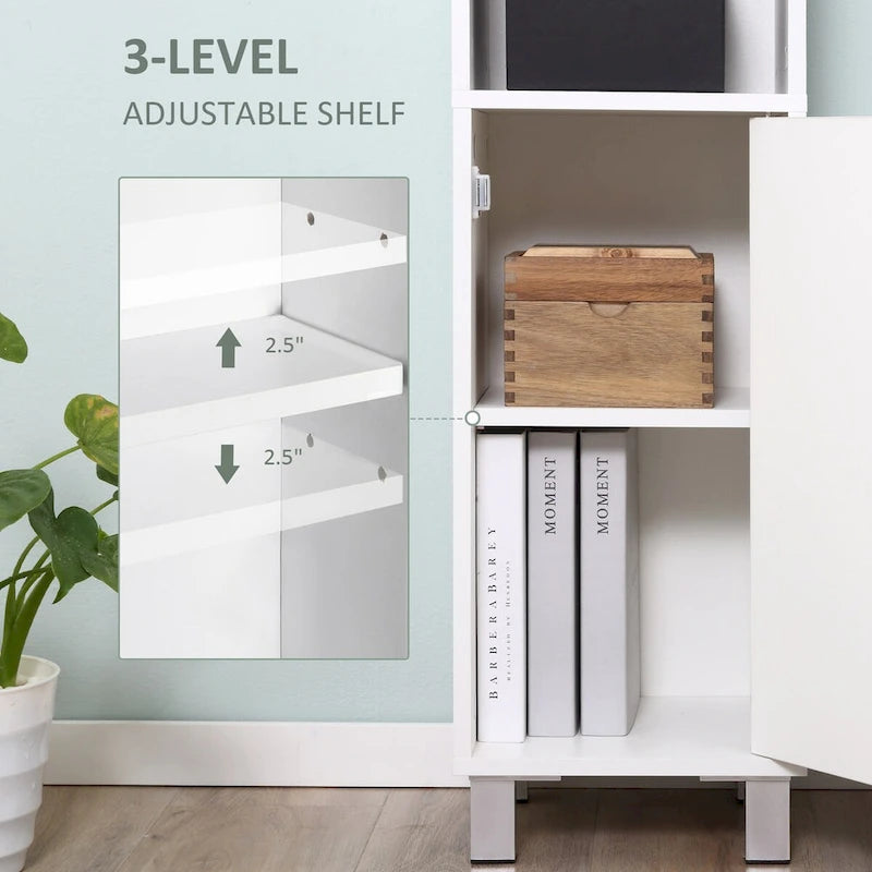 Meuble haut de salle de bain blanc avec miroir