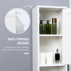 Meuble haut de salle de bain blanc avec miroir
