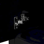 Meuble-lavabo autoportant de 36 po, gris/blanc/noir, avec un évier et des tiroirs
