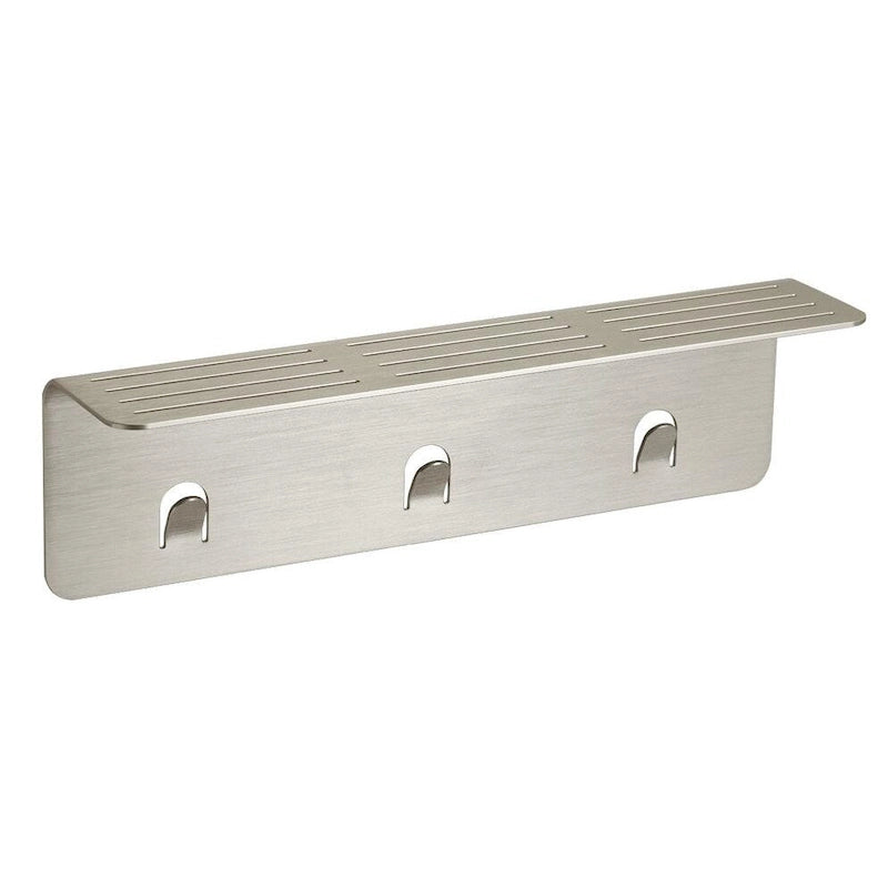 Étagère de douche en aluminium XL – Blanc / Nickel brossé / Gris / Noir – Utilisation individuelle ou multiple