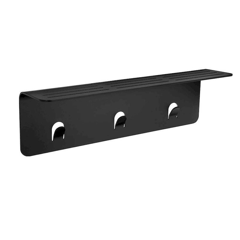 Étagère de douche en aluminium XL – Blanc / Nickel brossé / Gris / Noir – Utilisation individuelle ou multiple