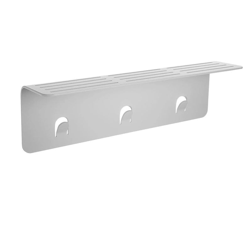 Étagère de douche en aluminium XL – Blanc / Nickel brossé / Gris / Noir – Utilisation individuelle ou multiple