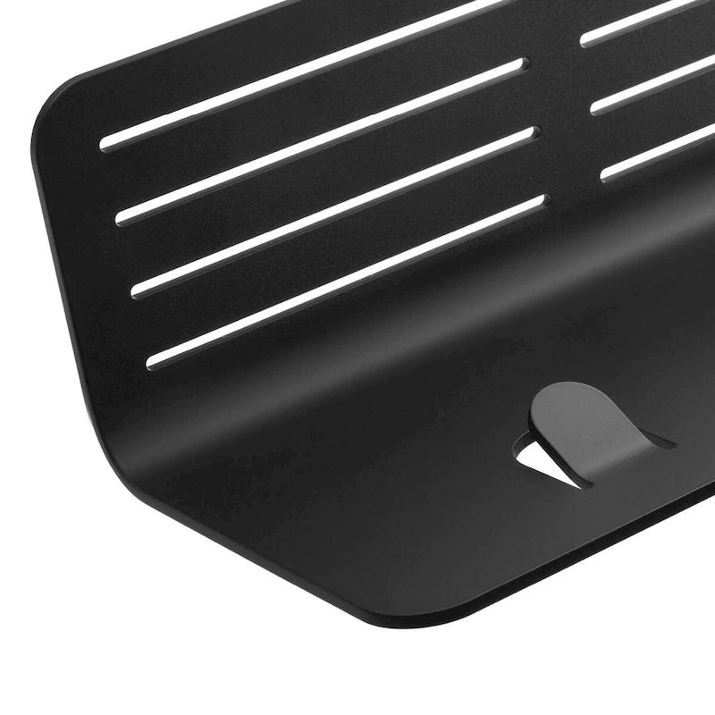 Étagère de douche en aluminium XL – Blanc / Nickel brossé / Gris / Noir – Utilisation individuelle ou multiple