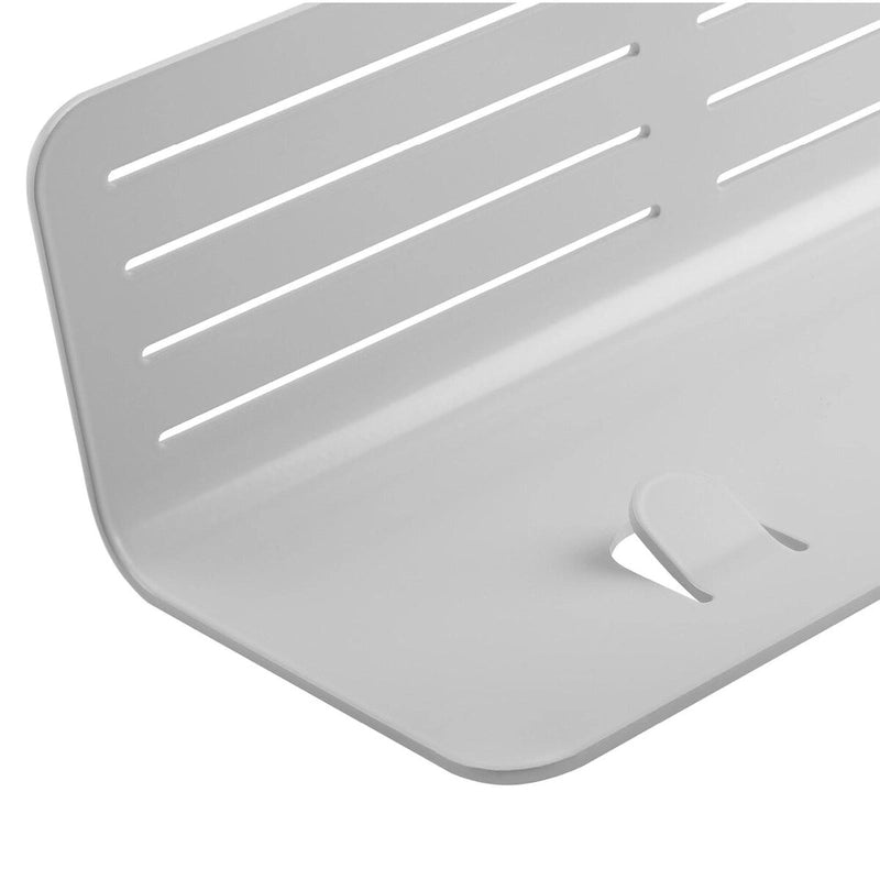 Étagère de douche en aluminium XL – Blanc / Nickel brossé / Gris / Noir – Utilisation individuelle ou multiple
