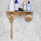 Étagère de douche en aluminium XL – Blanc / Nickel brossé / Gris / Noir – Utilisation individuelle ou multiple